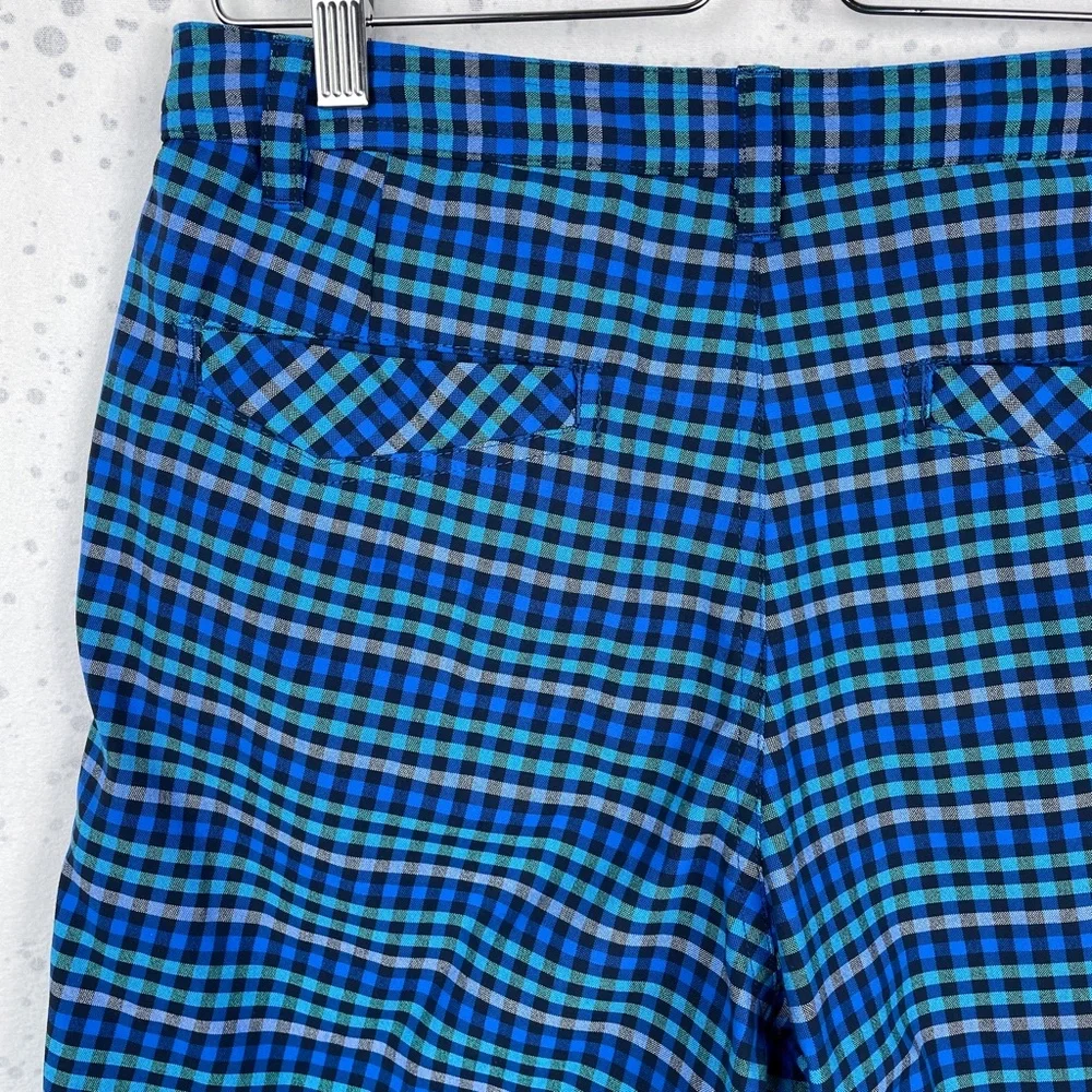 Lululemon Kahuna Shorts Blue Plaid 32